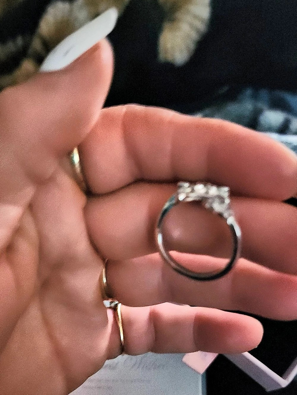 Silver-Tone Ring Like New